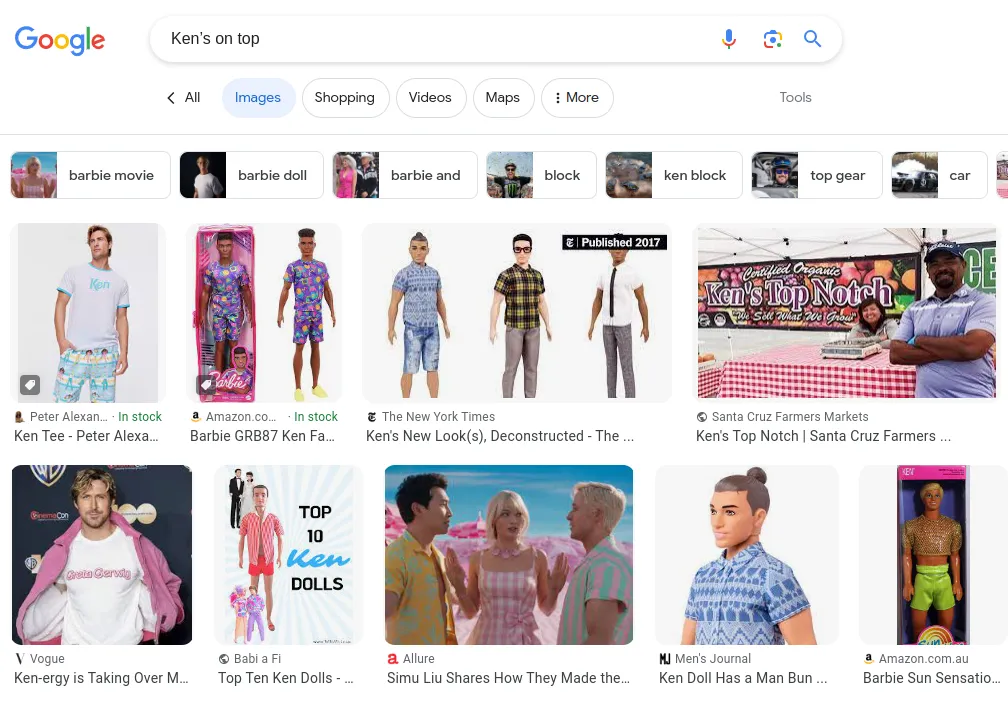 ken's on top