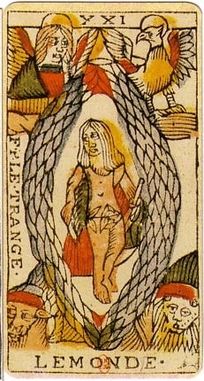 Tarot of Marseilles le monde